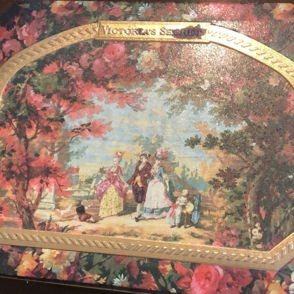Victoria’s Secret Vintage Floral Victorian Collectible Tin
